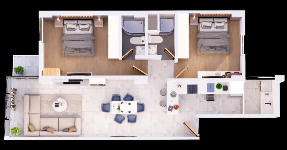 Dossier - Dormitorio Tipo B