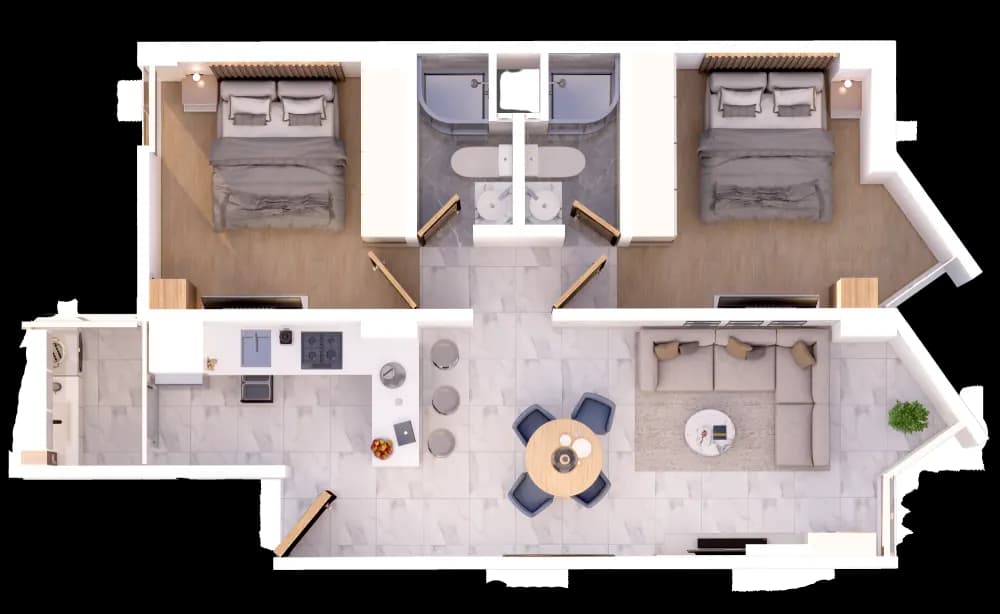 Dossier - Dormitorio Tipo D
